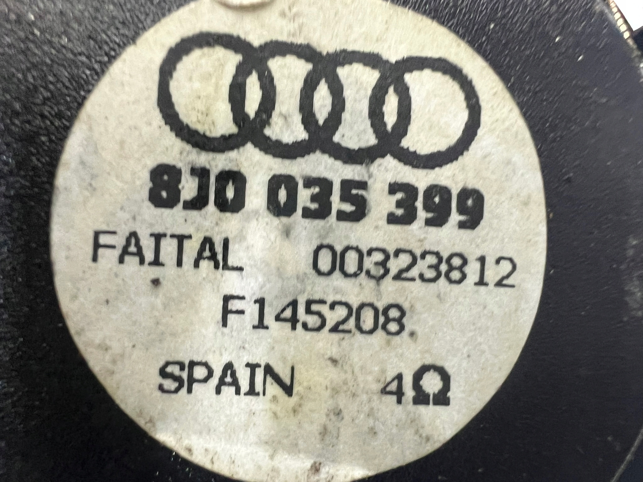 speaker WYSOKOTONOWY AUDI TT 8J0035399