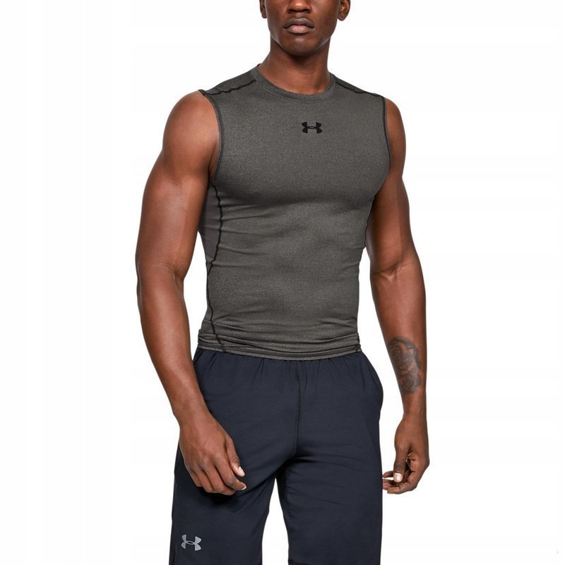 Under Armour Tank Top Copmression Heatgear Carbon L