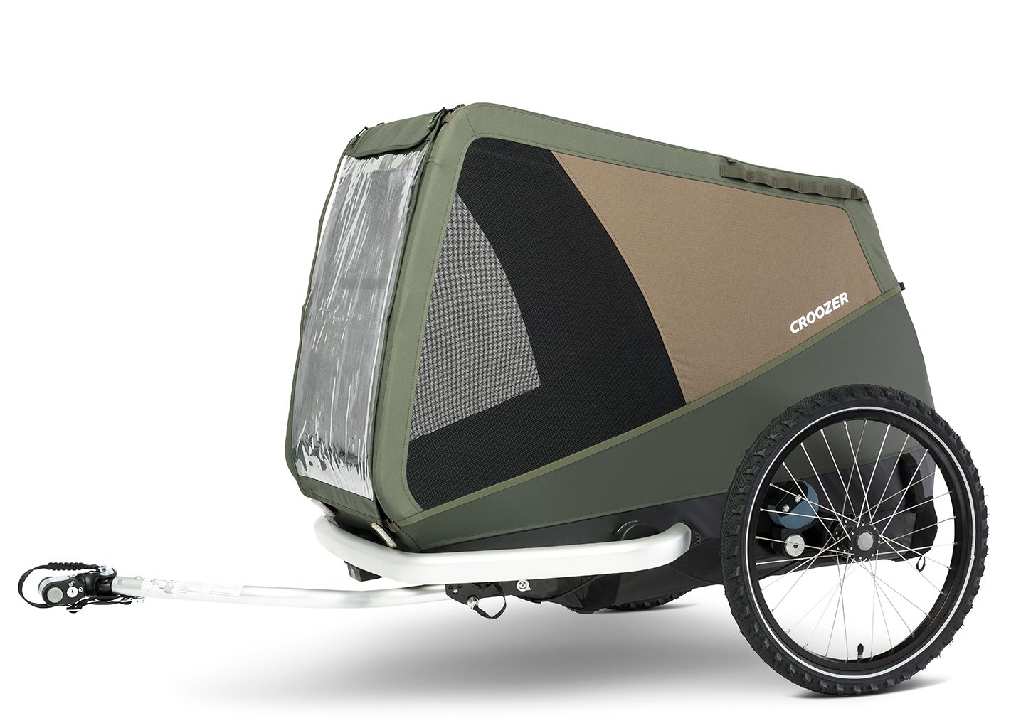 Cyklistický Přívěs Pro Psa S Odpružením Croozer Mike Green 45 kg