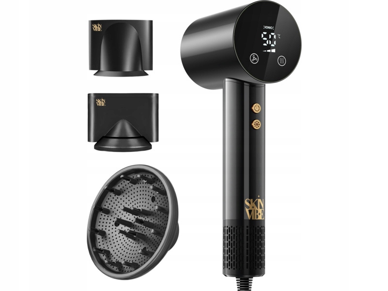 Suszarka do włosów Skinvibe Libra Airloom SV-002BK Czarny 1500W