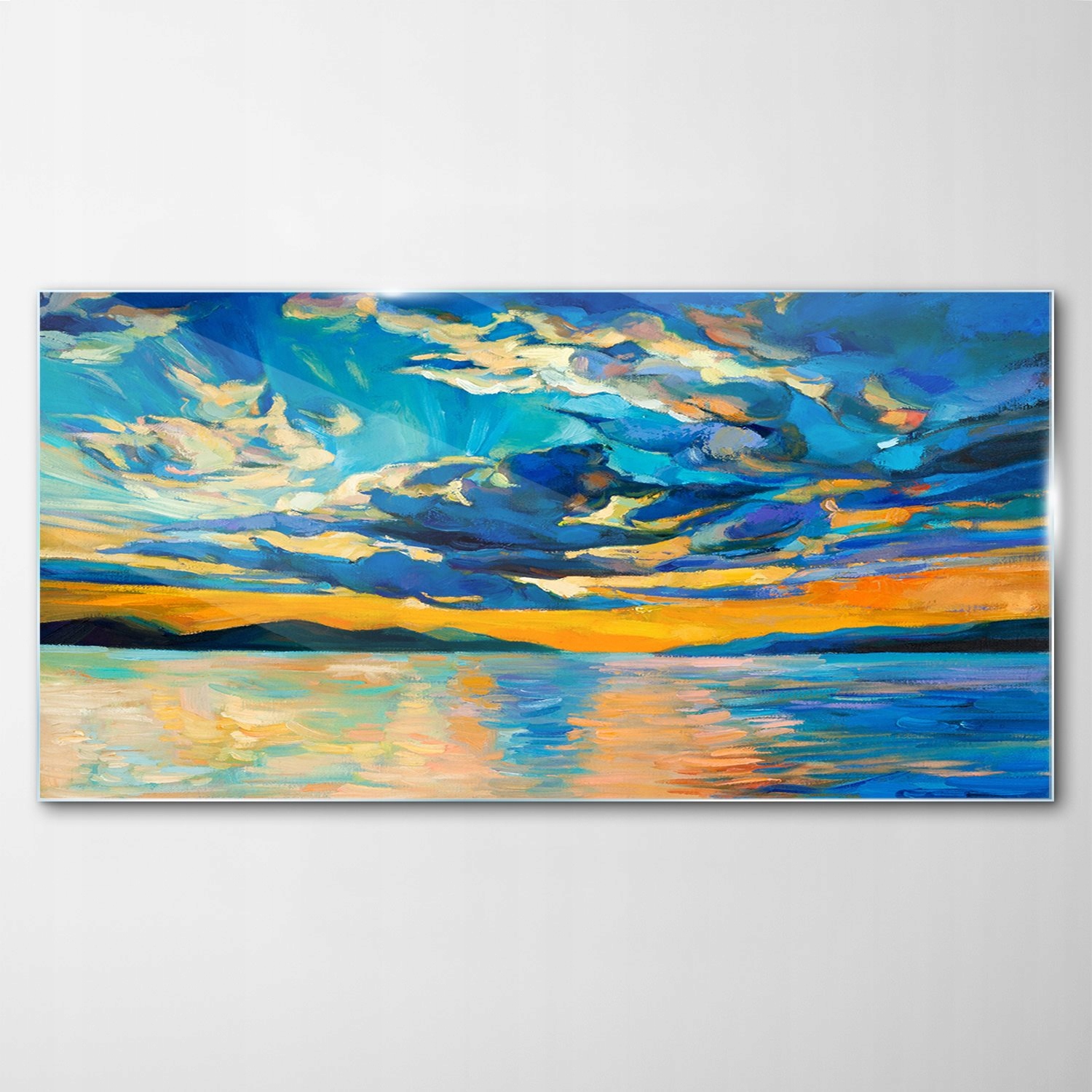 

Obraz Szklany Dekor Krajobraz Morze Góry 140x70