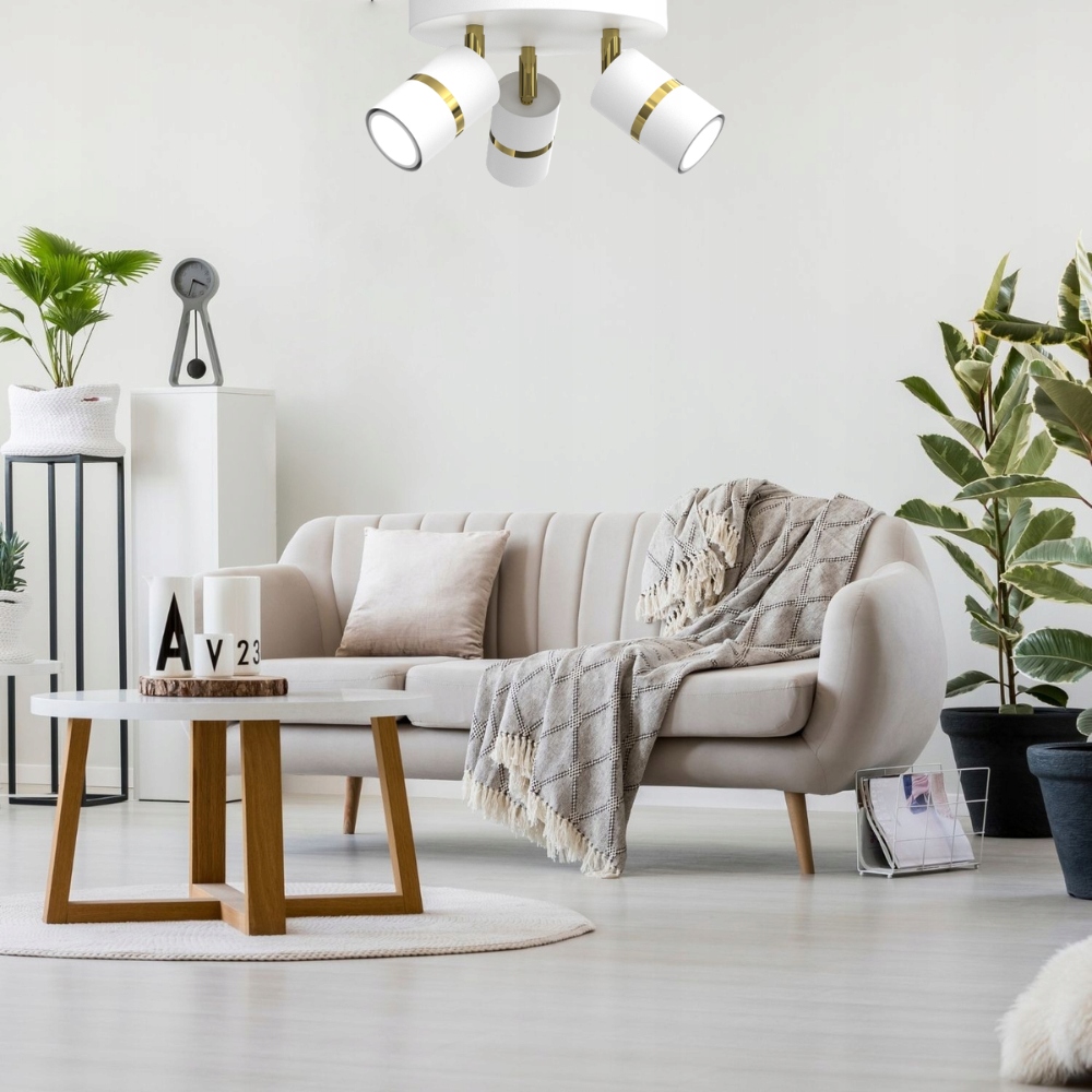 REFLEKTOR PLAFON METAL LAMPA SUFITOWA Z REGULACJĄ Marka inna