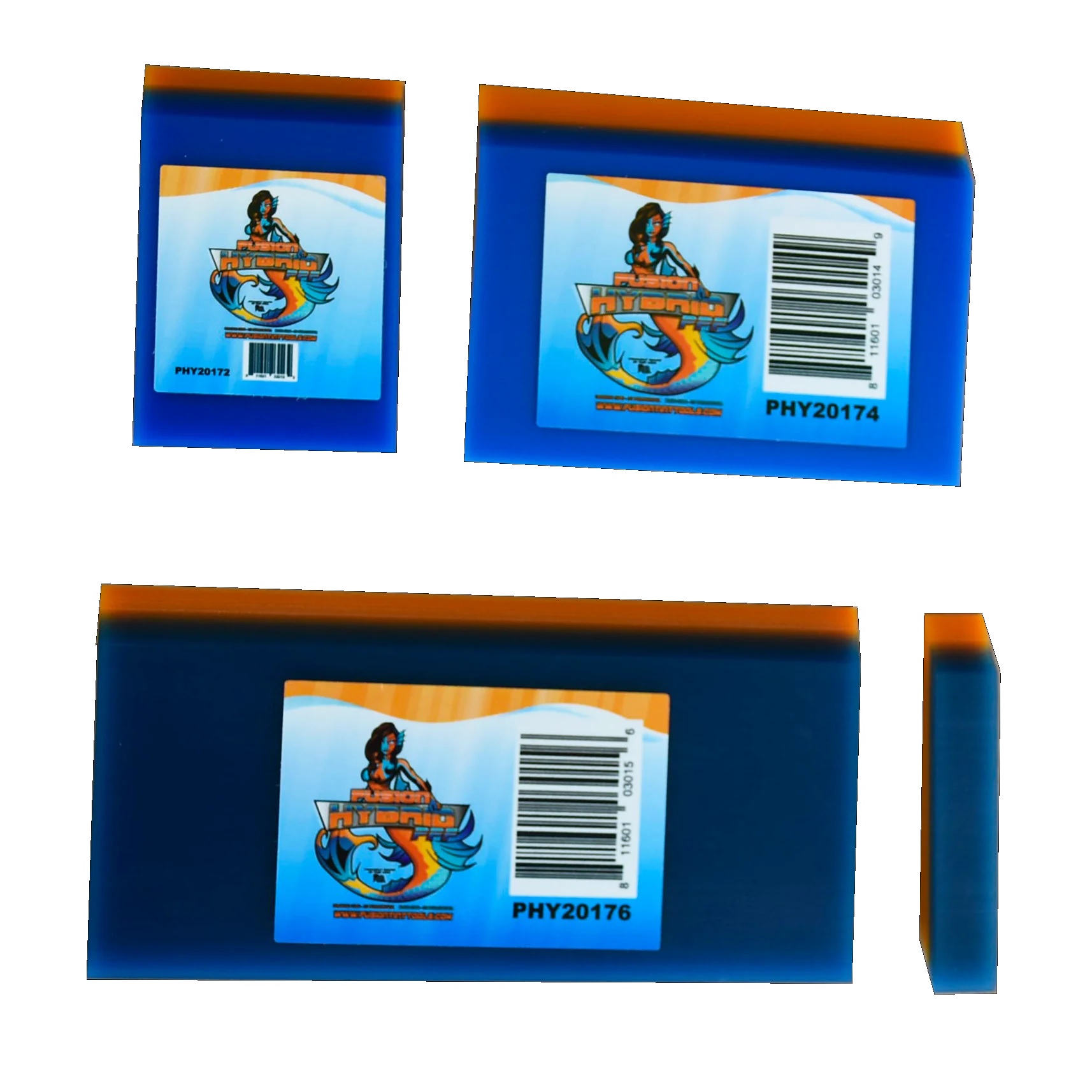 PHY2017C Combo Pack Ppf Hybrid Paddle Squeegee Sada hybridných raklov