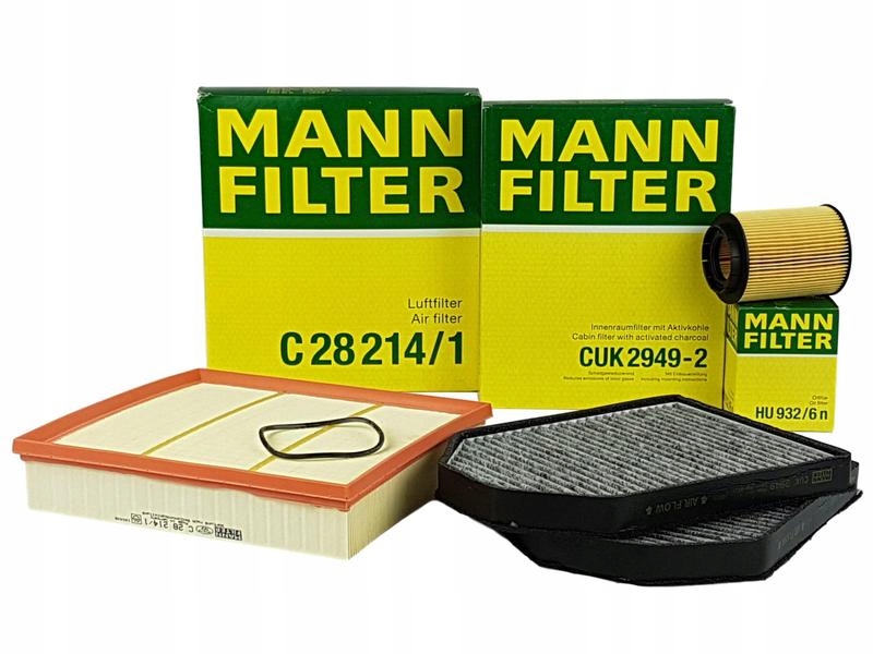 

Mann Zestaw Filtrów Audi A8 D2 3.7 4.2 V8 S8