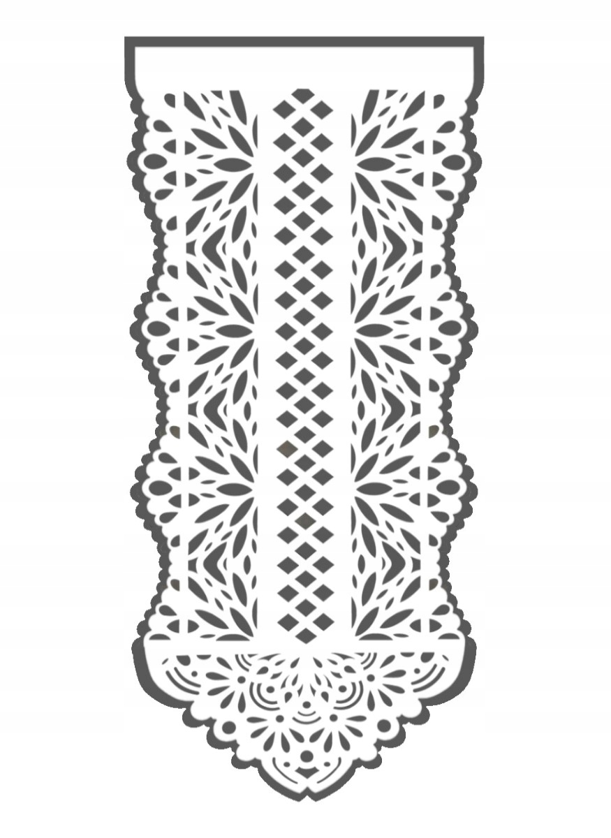 

Firana gotowa panel ekran z ażurem 140*60 cm wzory