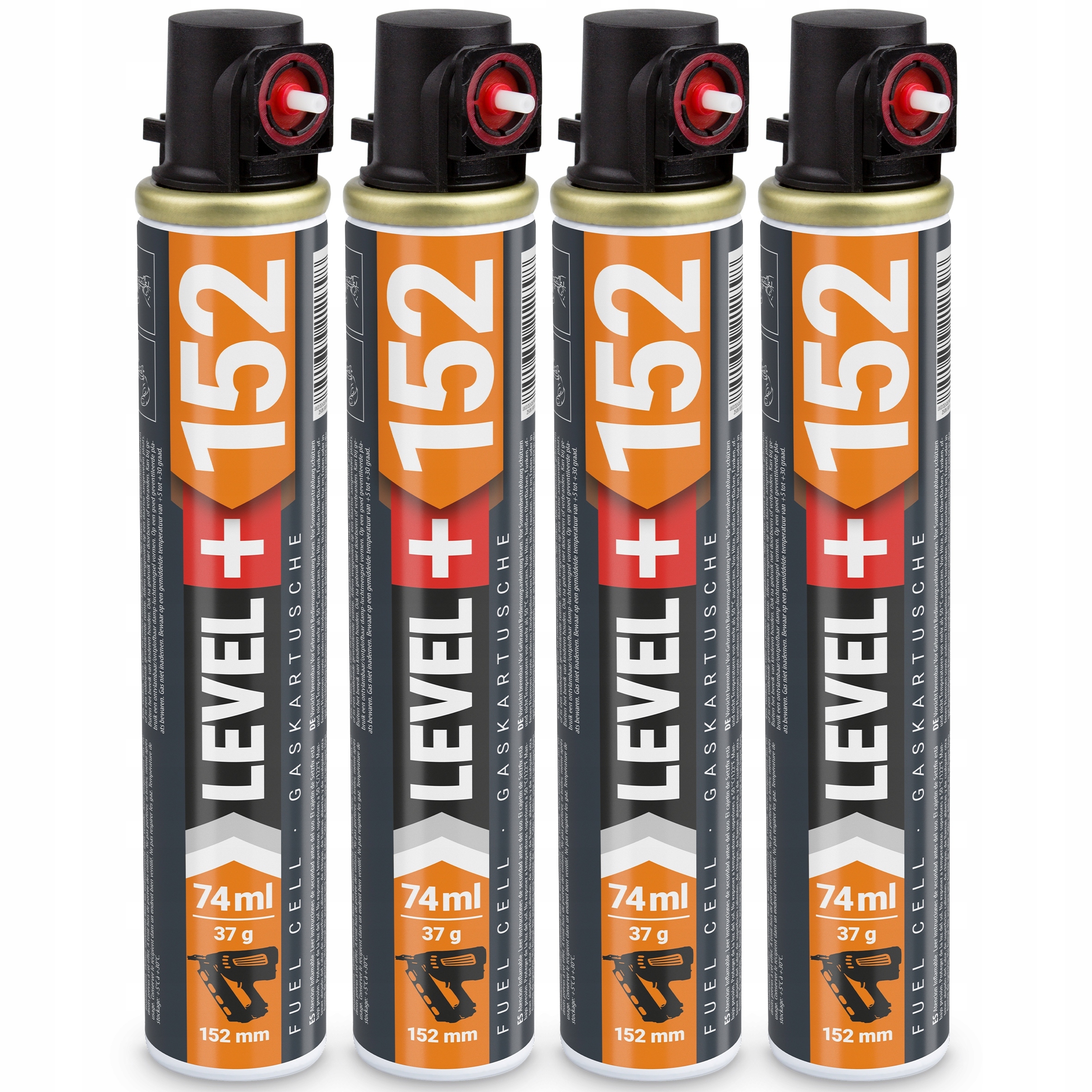 Plyn do hřebíkovaček 4 ks 152 mm 74 ml 40 g L+152