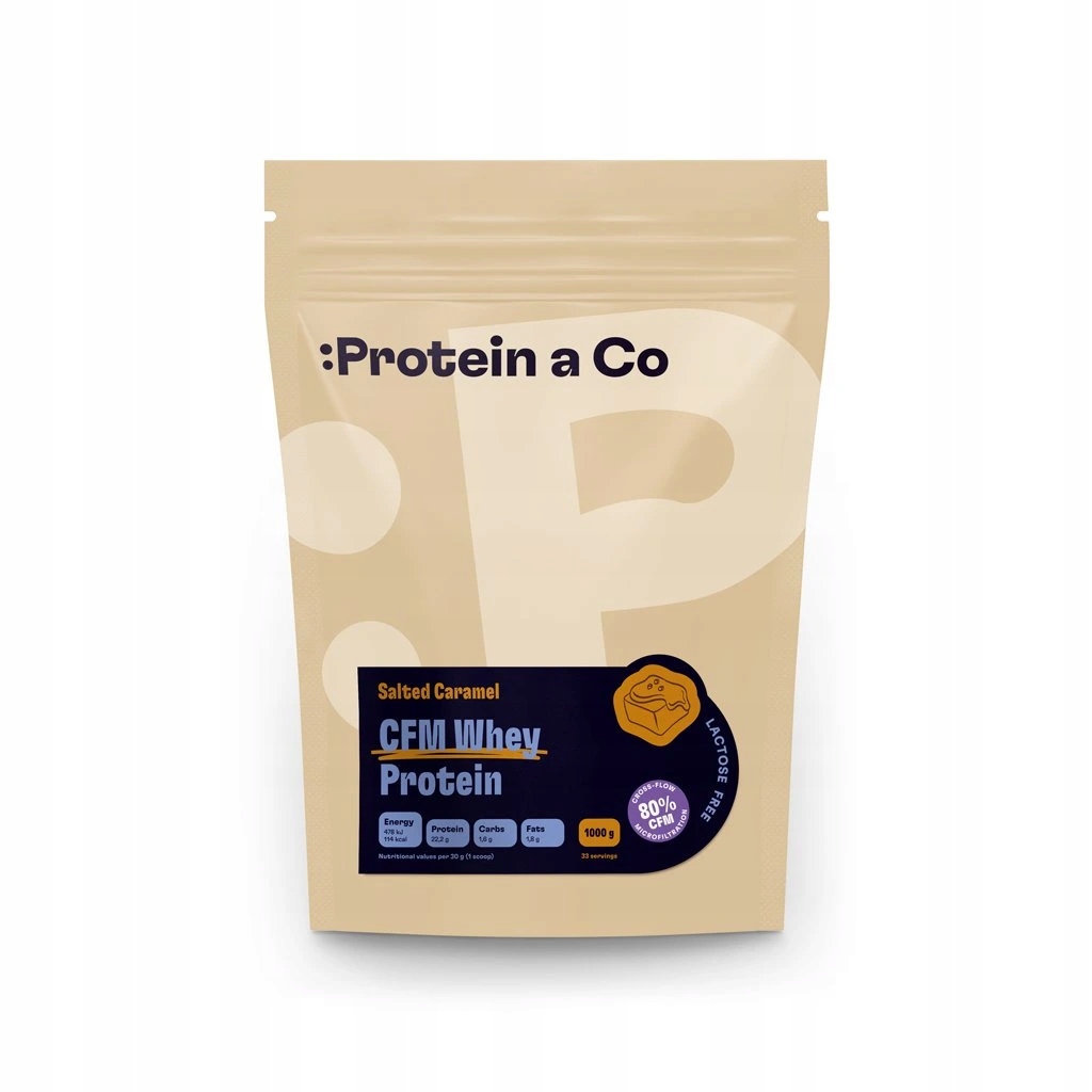 Protein a Co Bezlaktózový Cfm Whey (1000 g) -Salted caramel
