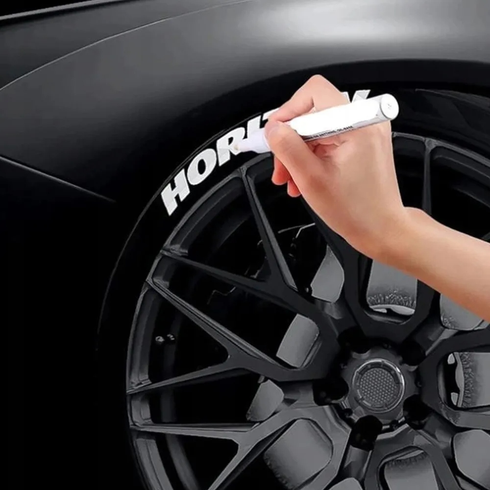 MARKER PISAK PERMANENTNY OKRĄGŁY WODOODPORNY BIAŁY Kolor biały