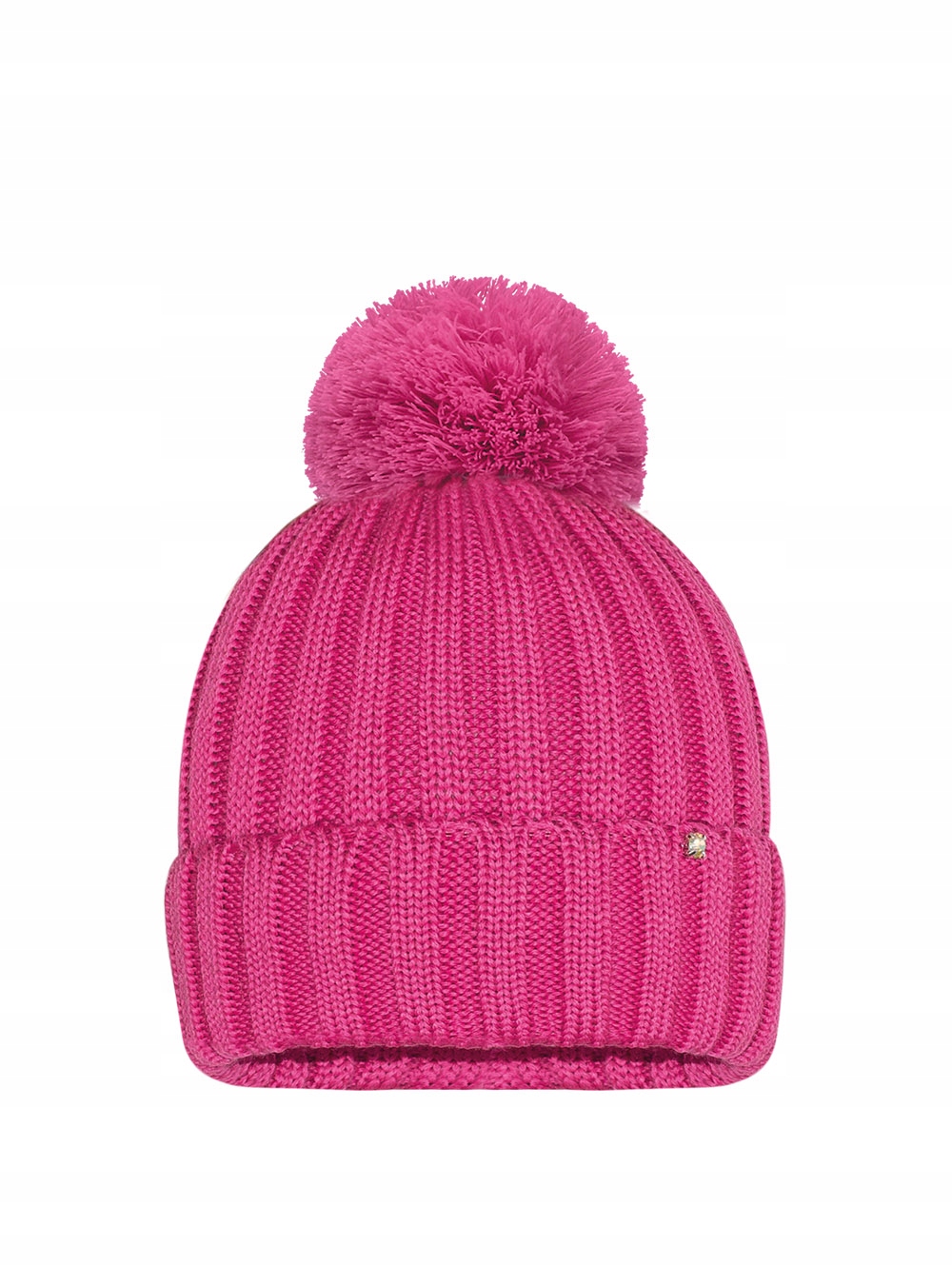

Czapka Różowa Fuksja Pompon Barbaras wx73 52/54
