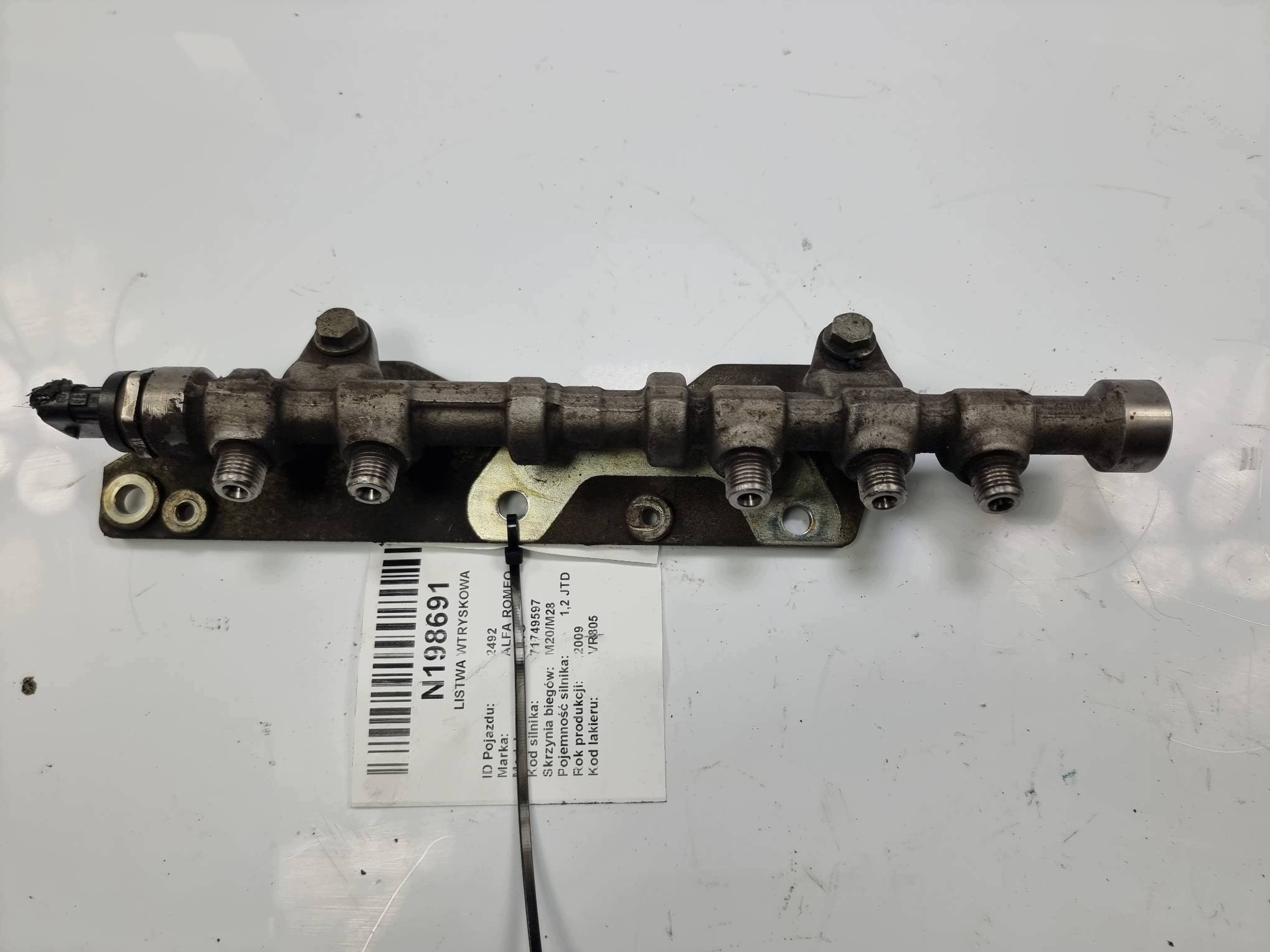 injection ramp 55215212 ALFA ROMEO MITO