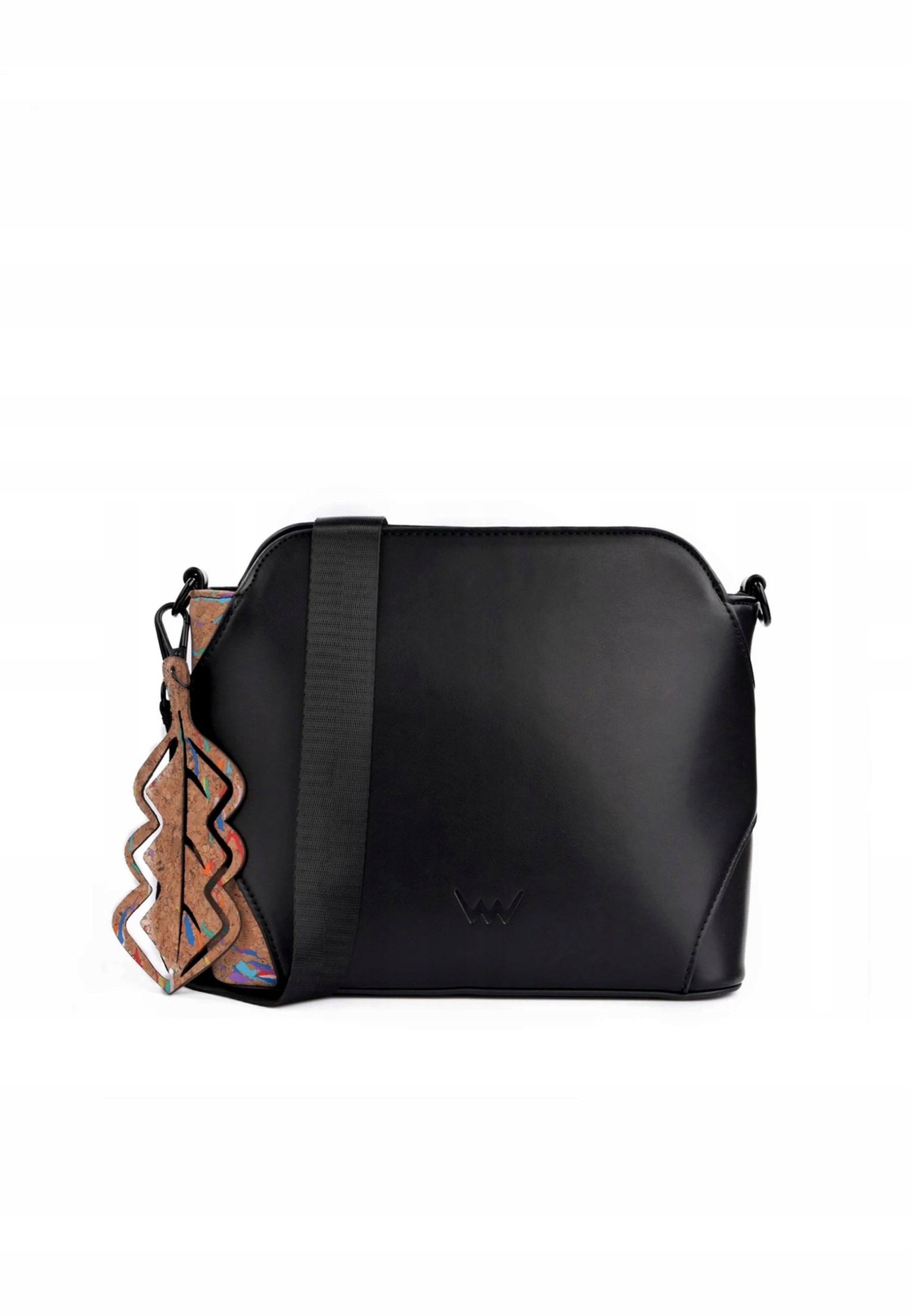 Dámská crossbody kabelka Vuch Linea černá eco korek zip