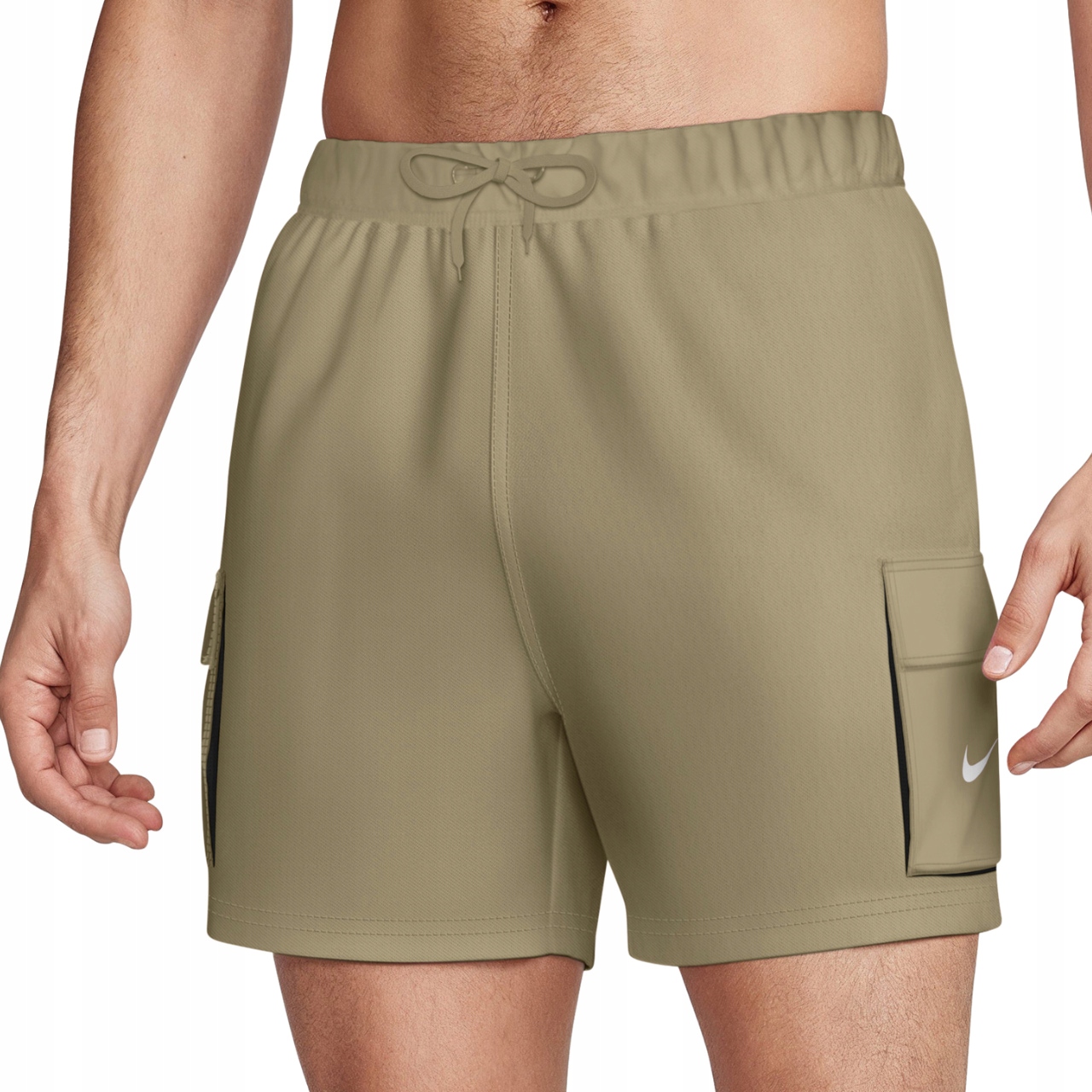 Kraťasy do plavek Nike Voyage Solid Essenti Parac khaki NESSG454 241 M