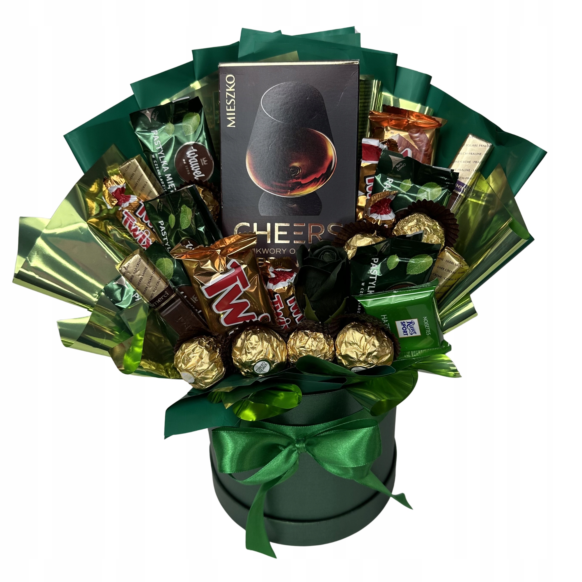 Zestaw Prezentowy Box Zielony Dzień Mężczyzny Chłopaka Taty Urodziny 18 30