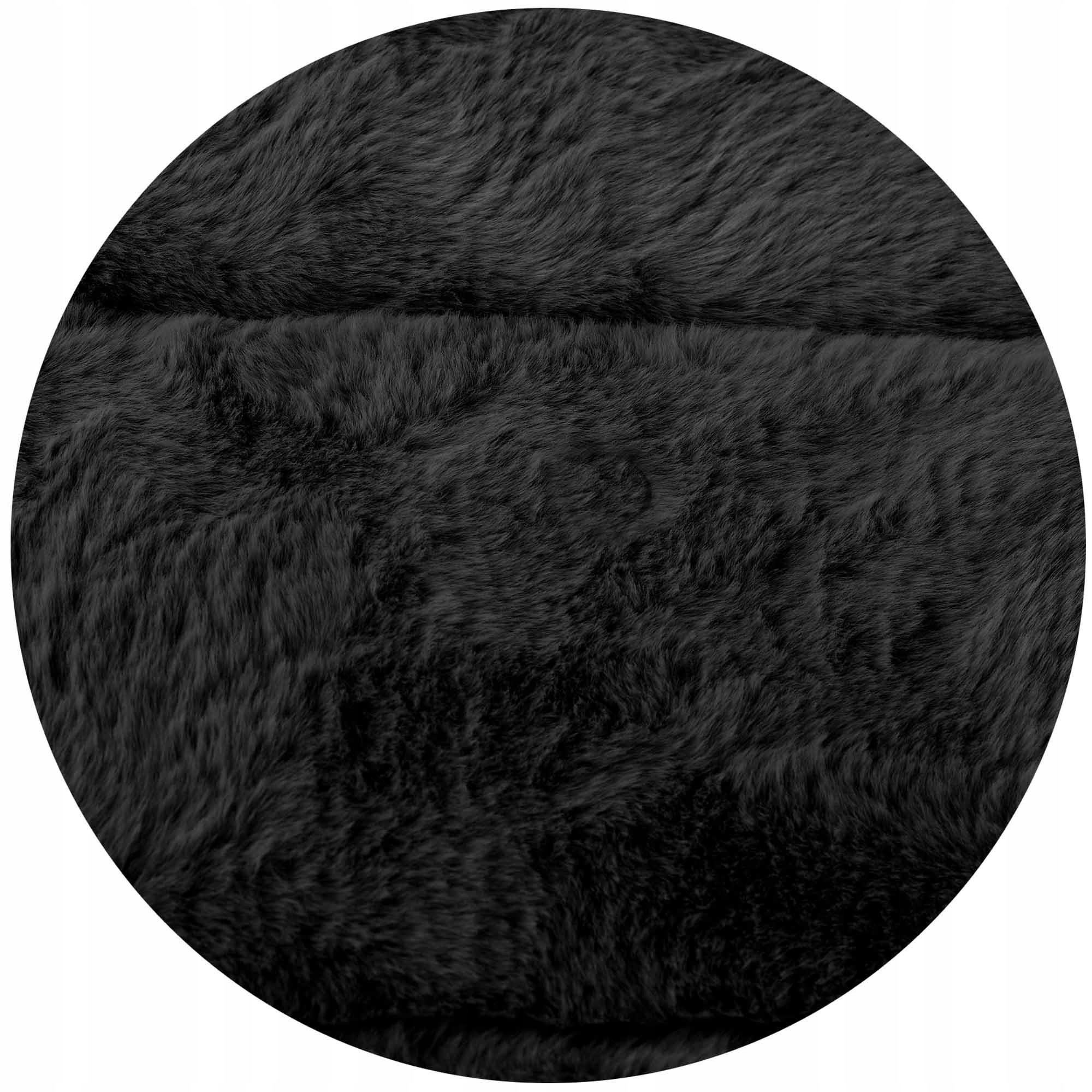 DYWAN RABBIT FUTRZANY PLUSZOWY ANTYPOŚLIZGOWY DO SALONU POKOJU 120X160 CM Kod producenta DYWRAB120/160CZA