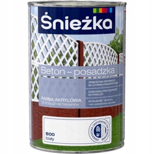 

Farba do betonu Śnieżka Beton Posadzka 1L Biały