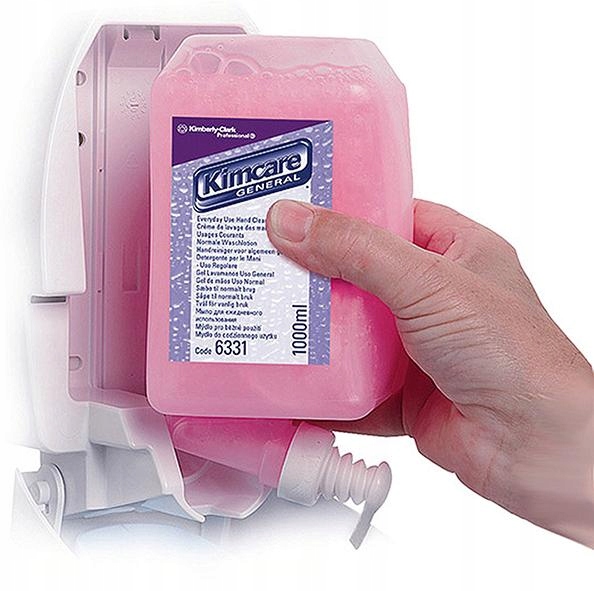 Pěna na čištění rukou 1 l, růžová barva