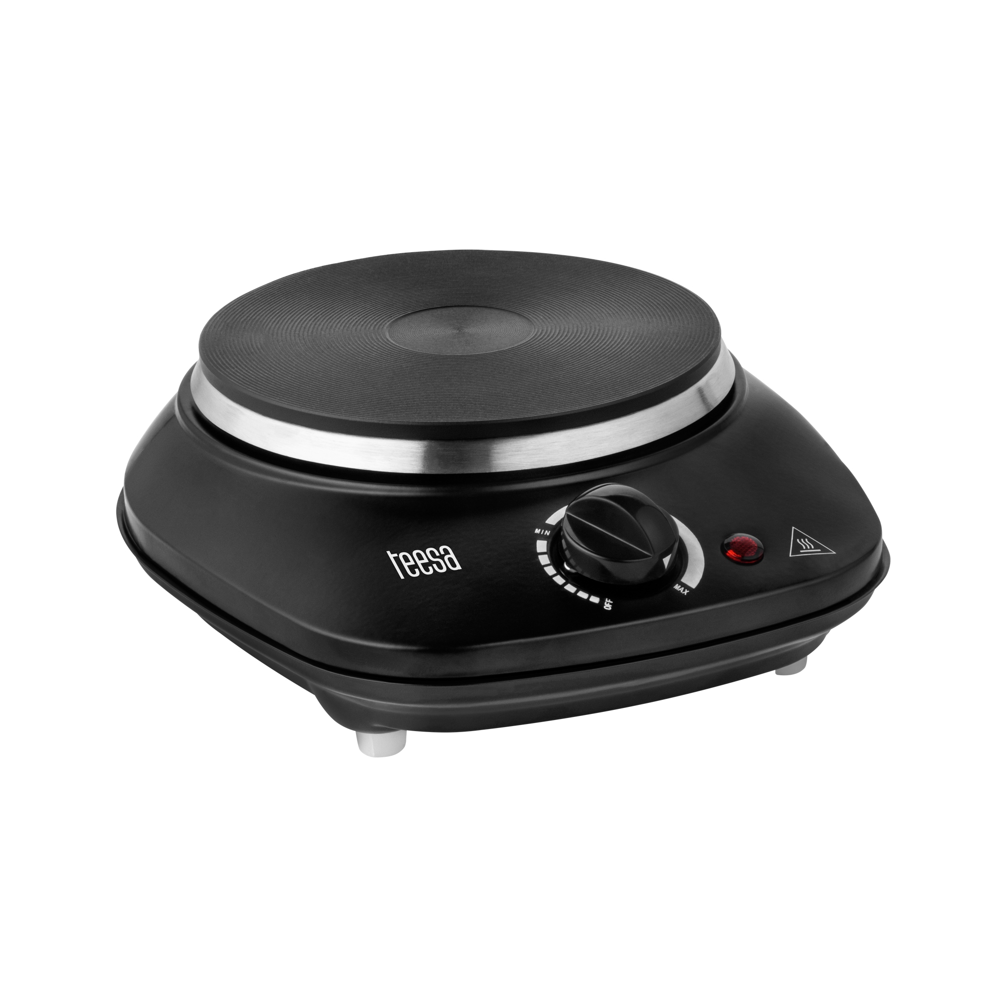 Kuchenka elektryczna przenośna pojedyncza czarna 1