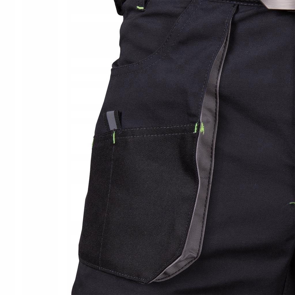 Krótkie spodenki monterskie męskie robocze szorty FORECO szare r. S Model FORECO-TS SBJS