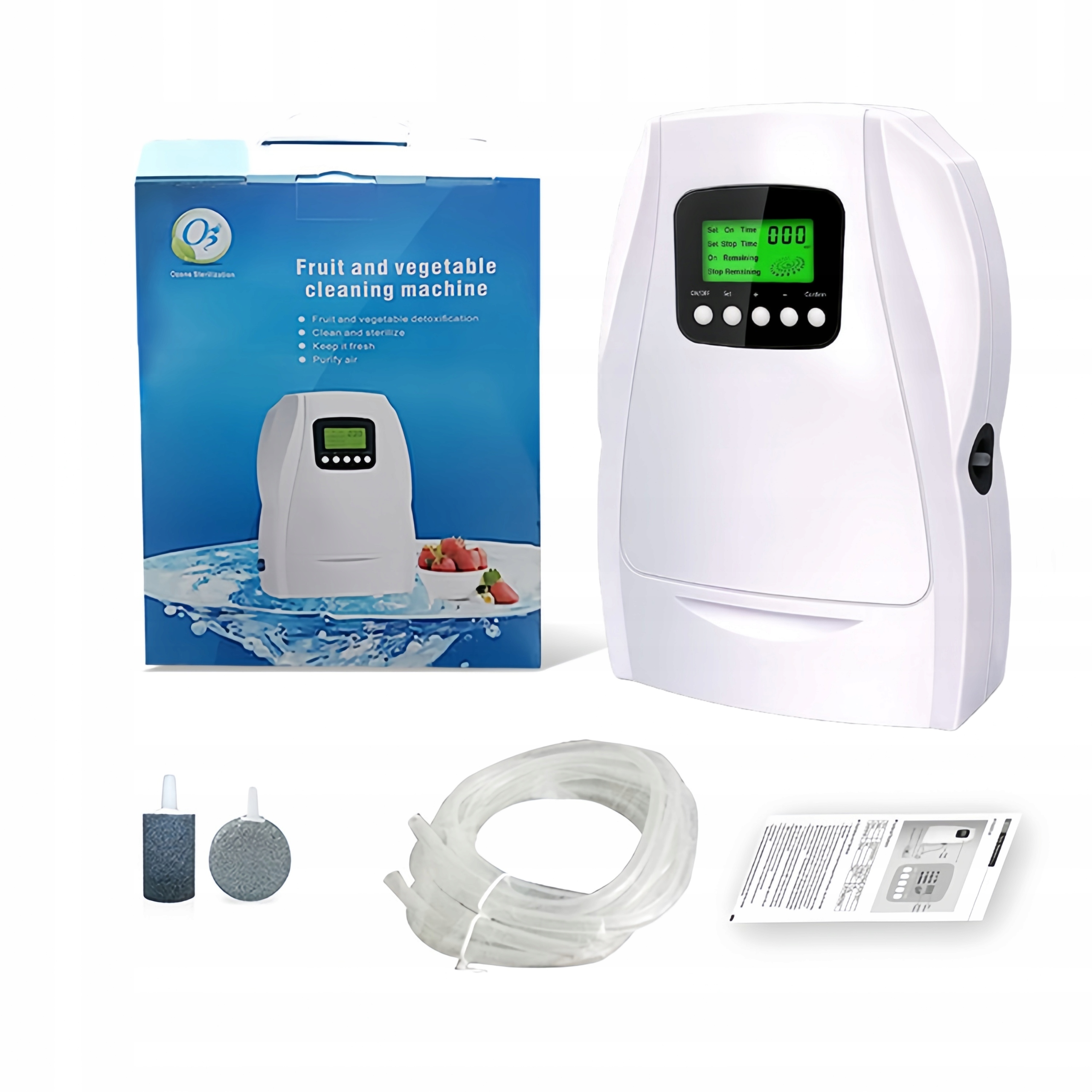 Ozonizátor potravin a vody 500 mg/h sterilizace, odplísňování 220 V univerzální