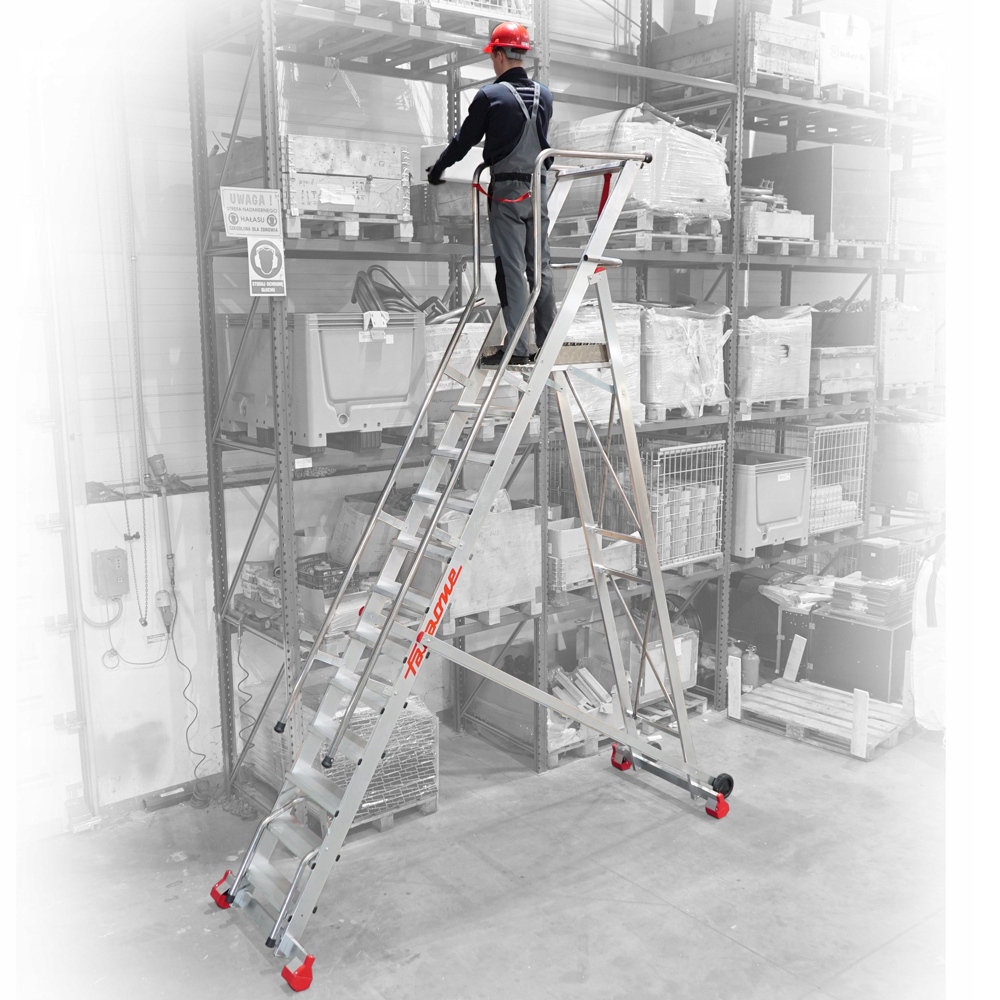 Faraone PODEST MAGAZYNOWY SMT Mod. 100/SMT Wysokość robocza 3,46m 4 stopni Marka Faraone