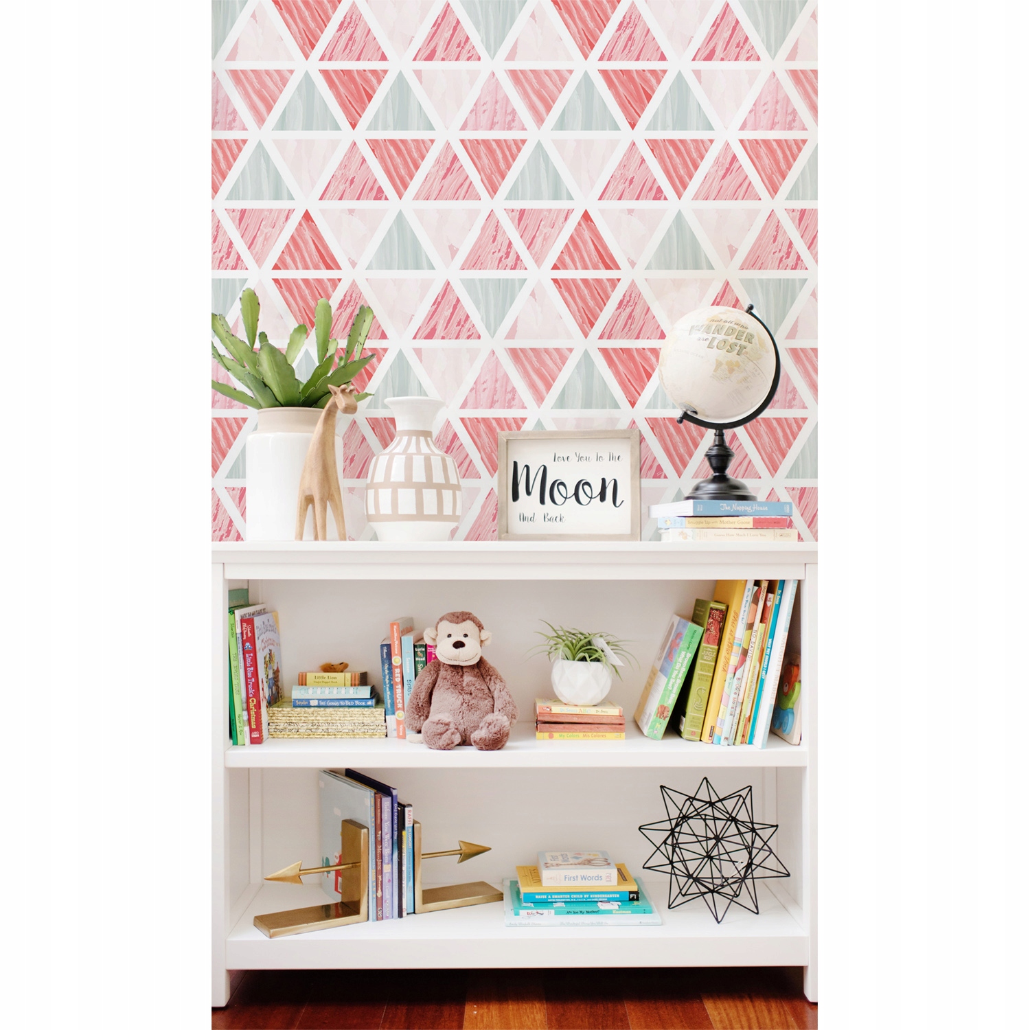 

Fototapeta ścienna Wzór różowych trójkątów 250x250