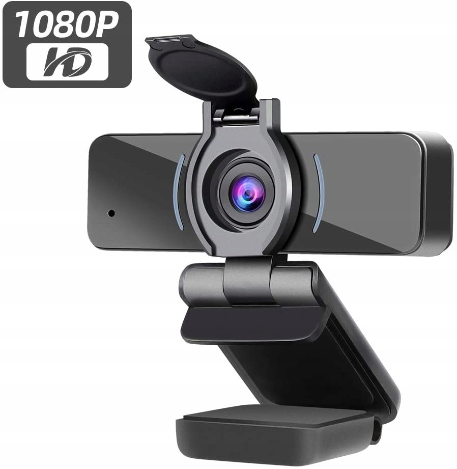 Kamera internetowa HD 1080p USB mikrofon osłona