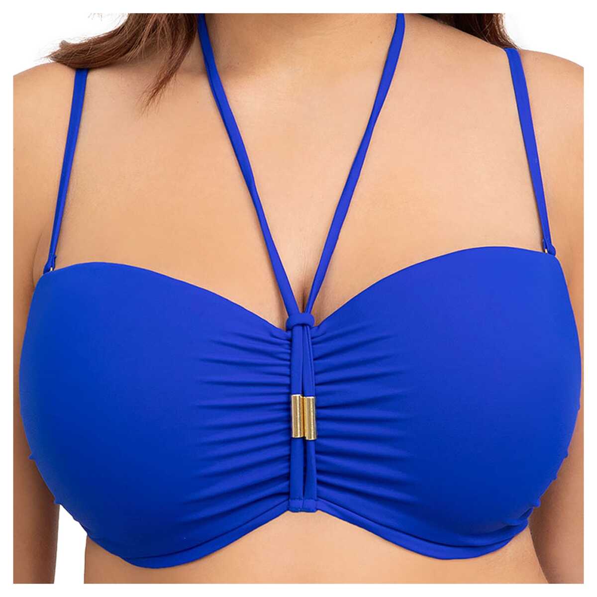 Corin Plavková podprsenka vyztužená podprsenka Alabama 15410 modrá 80F