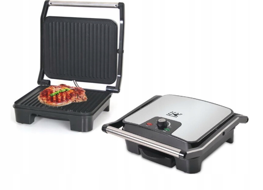 Kontaktní elektrický gril Kalorik Tkg Cog 1000 stříbrný/šedý 2000 W