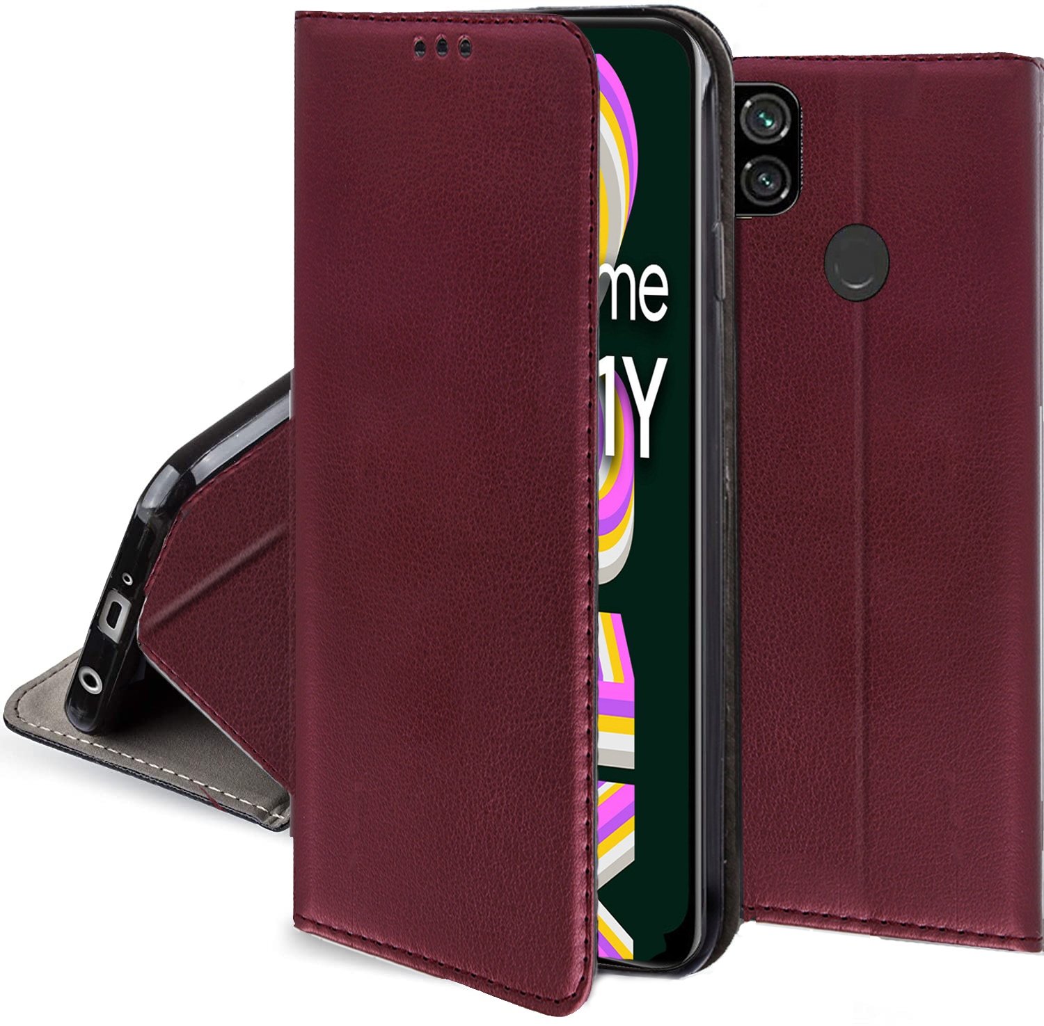 

Etui Magnetic Smart Szkło do Realme C21Y C25Y