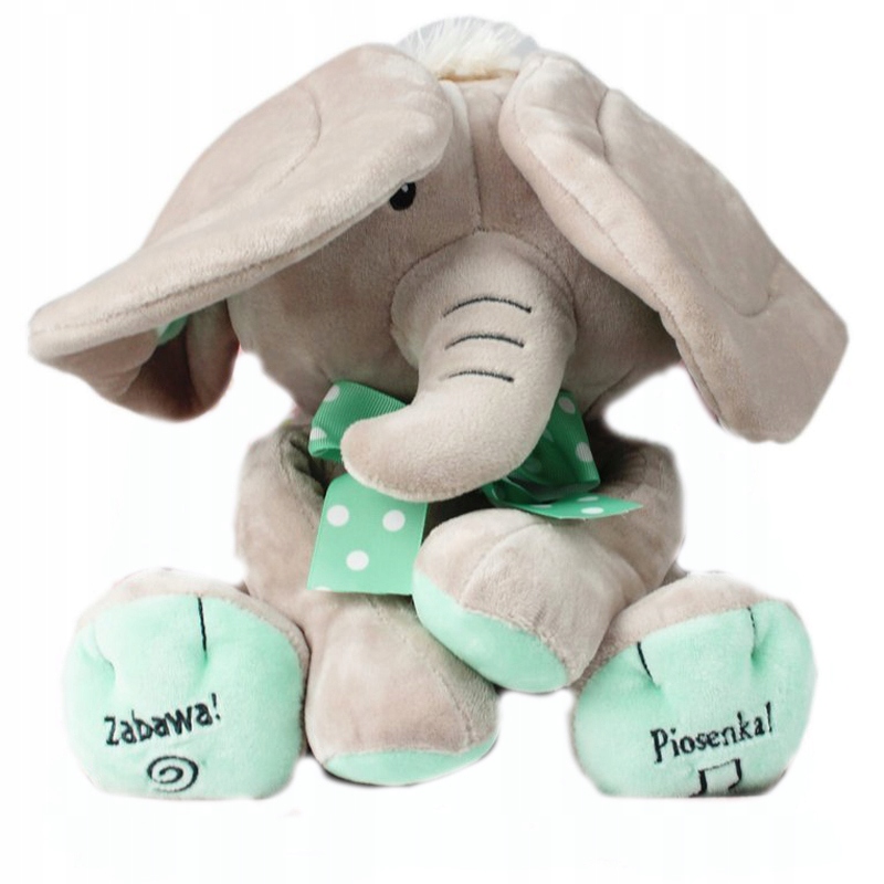 Interaktywny Słonik A kuku rusza uszami śpiewa pol Marka Madej