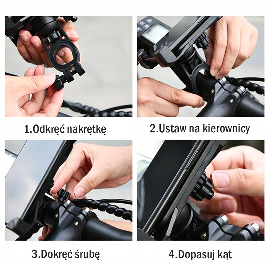 Міцний велосипедний тримач для телефону Велосипед Мотоцикл Смартфон 360