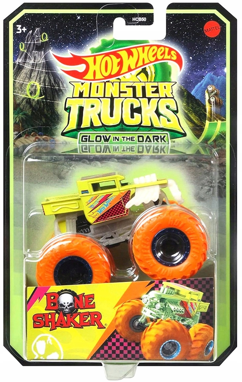 

Bone Shaker Glow Auta Hot Truck Monster Trucks