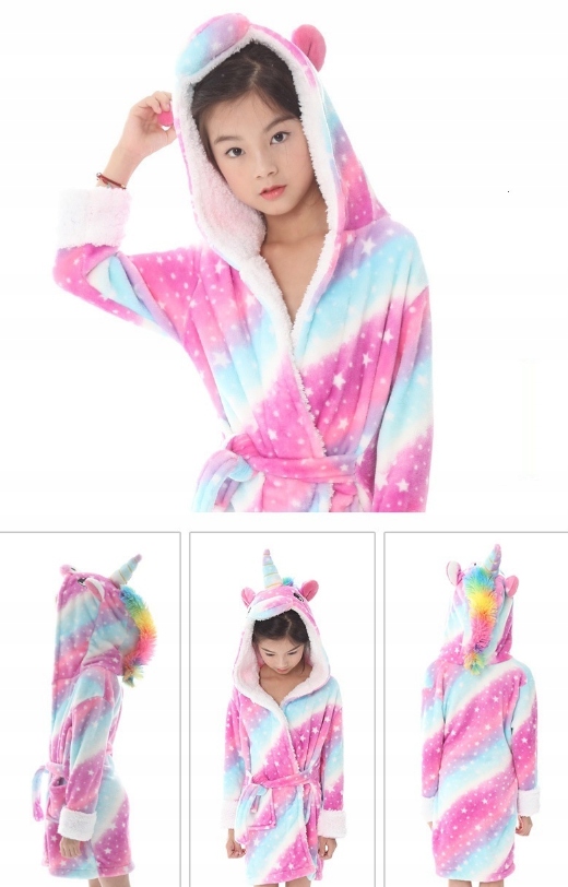 SZLAFROK JEDNOROŻEC DZIECIĘCY KIGURUMI GALAXY 140 Płeć Dziewczynki