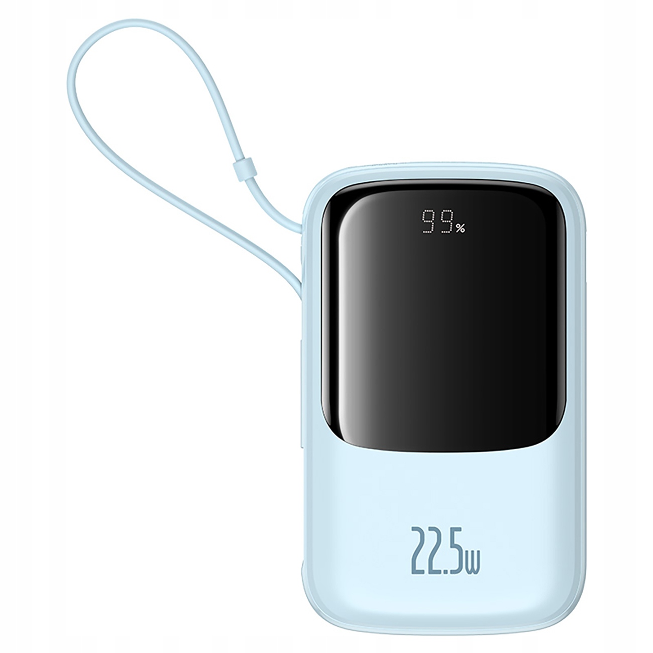 Power banka 10000 mAh Qpow Pro+ 22.5W Usb-c modrá