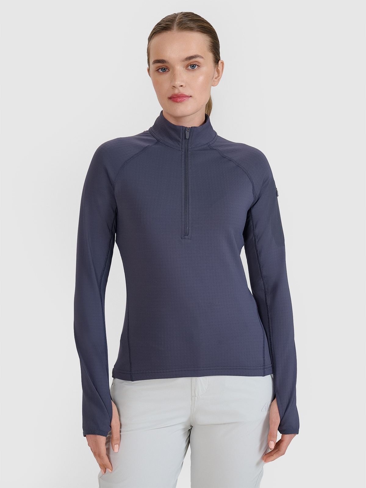 4F Bluza Damska Trekkingowa Szybkoschnąca M F476 SS25