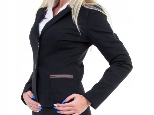 M36 ELEGANCKA BIZNESOWA MARYNARKA KOLORY r. 48 Rozmiar 48