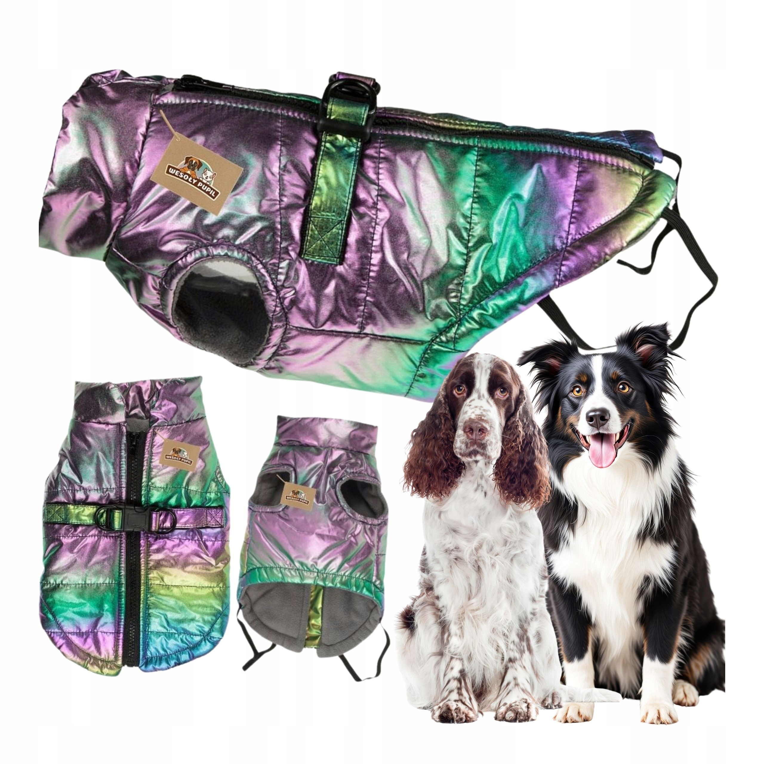 Obleček pro velkého psa na zimu, teplá nepromokavá bunda s úchytem, velikost 3XL