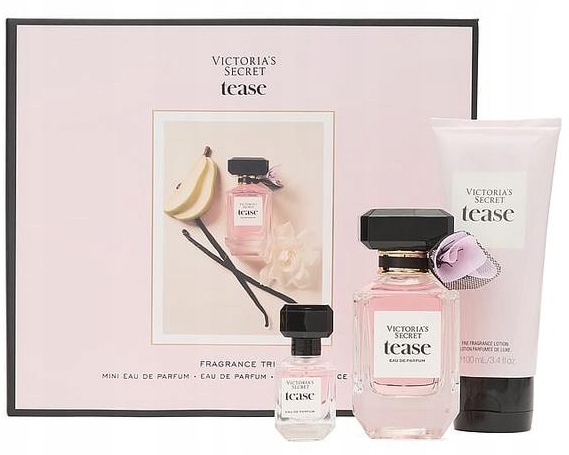 Victoria's Secret Tease Dárková sada parfémovaná voda Edp balzám 3 ks