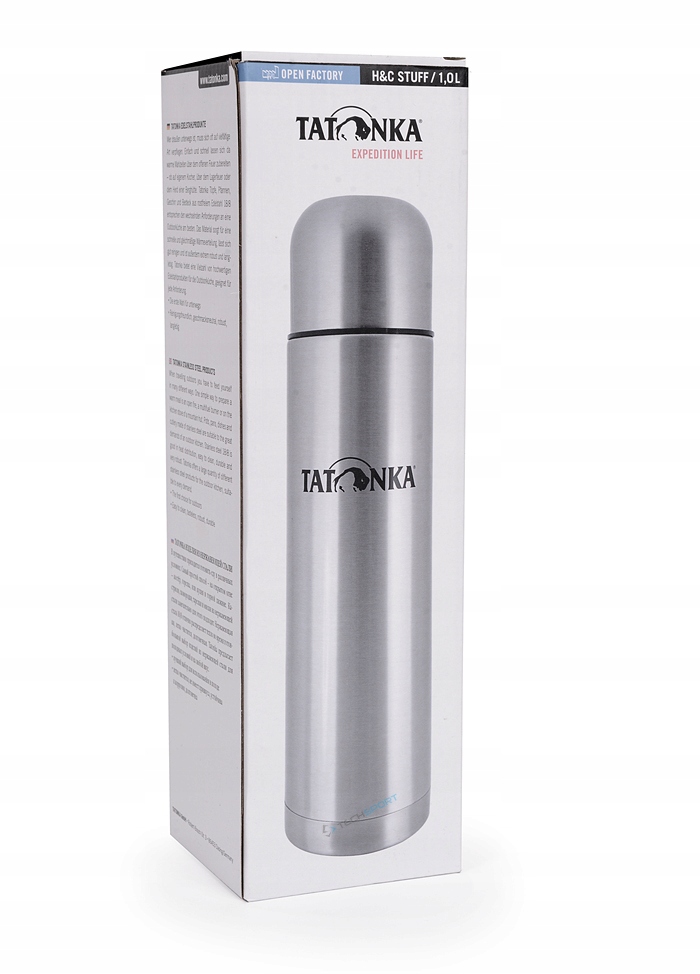 TATONKA HOT&COLD MARKOWY TERMOS STALOWY 0,45L Kolor dominujący srebrny