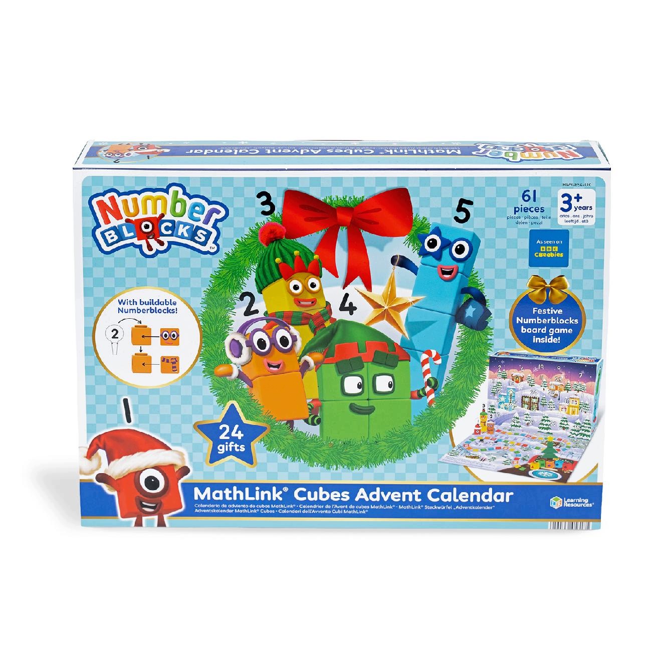Адвент-календарь Learning Resources Numberblocks MathLink, кубики для обучения счёту, от 3 лет — фото 3