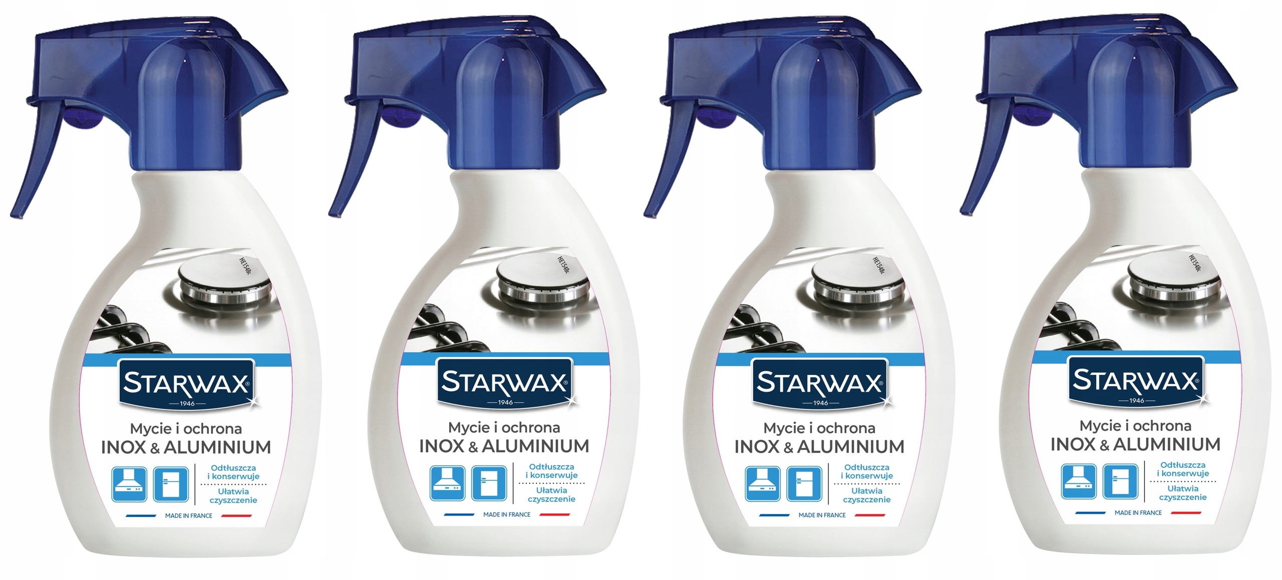 Levně 4x Starwax Mytí A Ochrana Inox Aluminium 250 ML