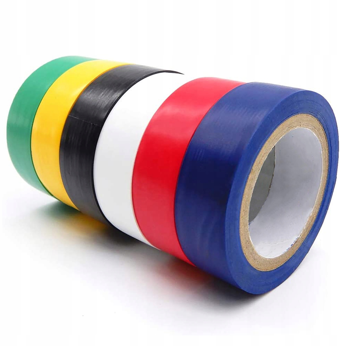 MOCNA TAŚMA IZOLACYJNA PCV WODOODPORNA KOLOROWA 6