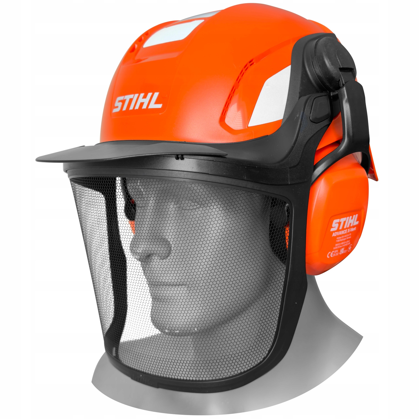 Kask Hełm Ochronny Stihl Advance X-vent Przyłbica Osłona