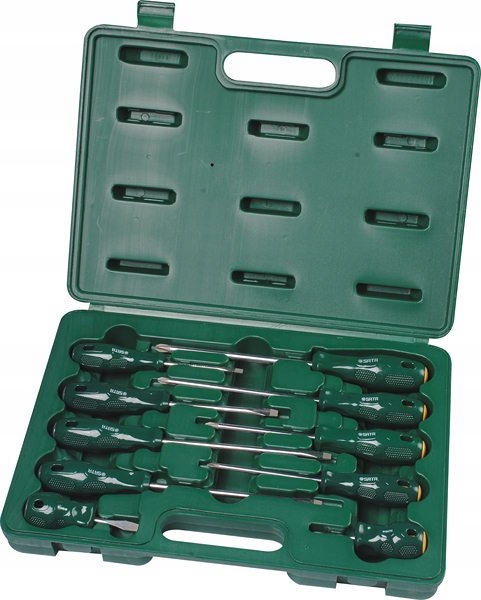 Zestaw wkrętaków śrubokrętów Sata ST09304ESJ 10 El. Płaskie I Philips