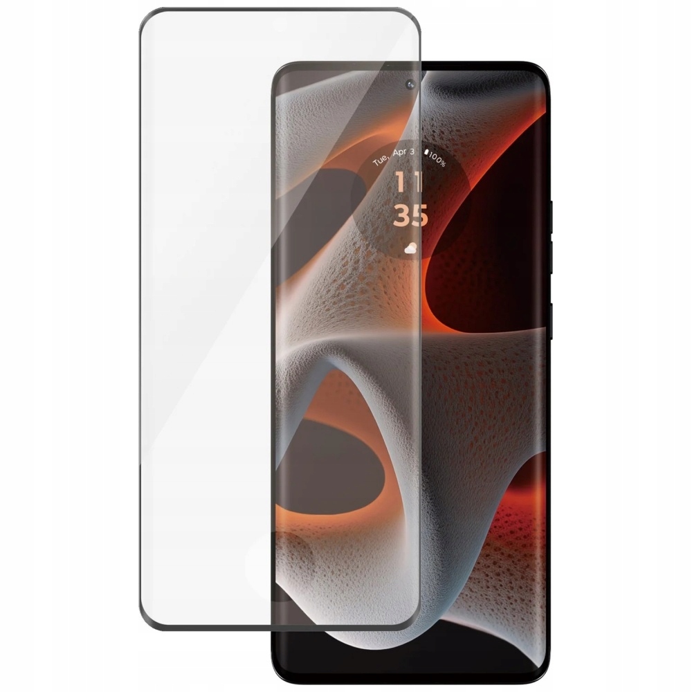 Tvrzené sklo PanzerGlass Ultra-Wide Fit pro Edge 50 Pro/Ultra 9H černé