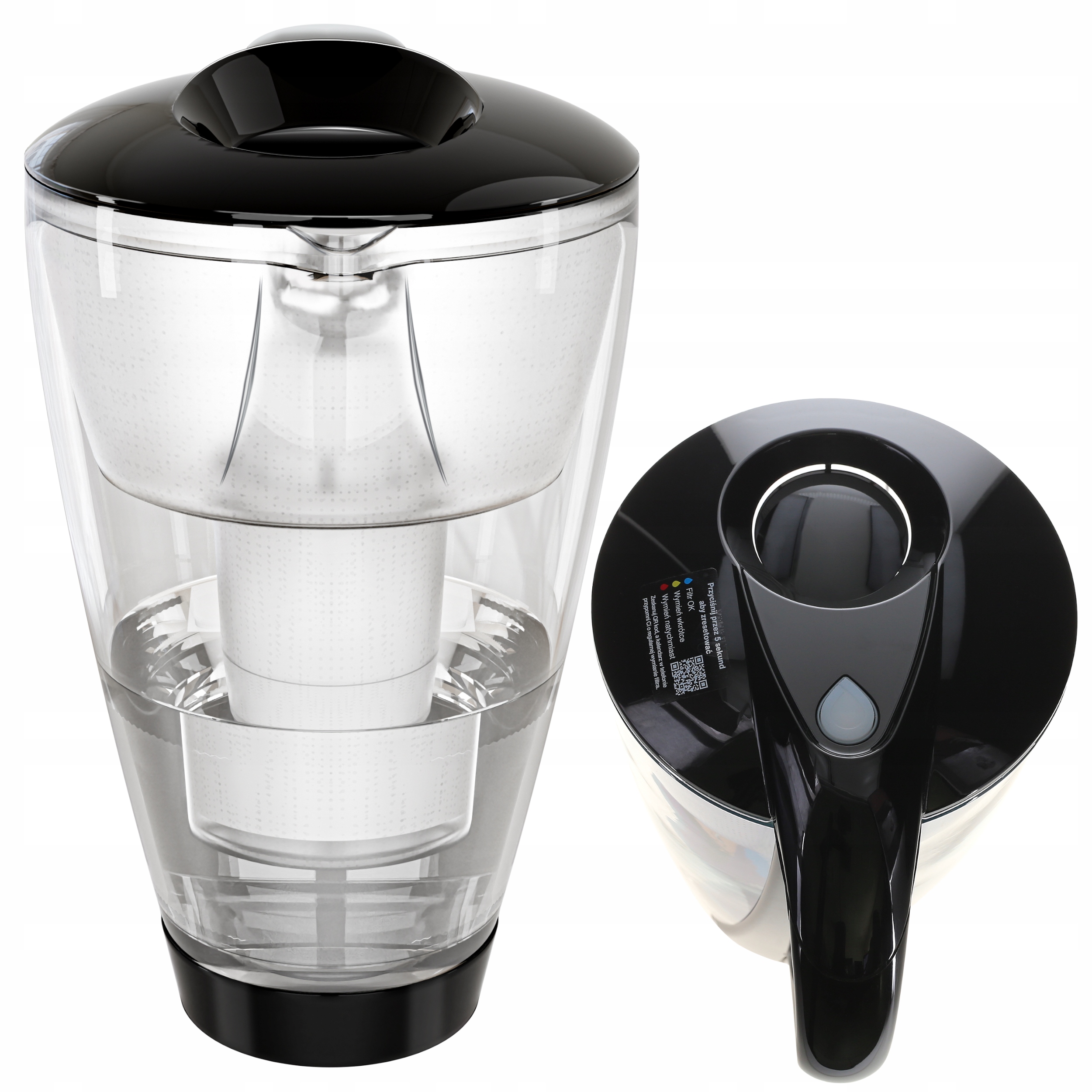 Üvegszűrő kancsó Dafi Crystal LED 2l + 6x Dafi Classic szűrő Gyártó kódja 5900950928247