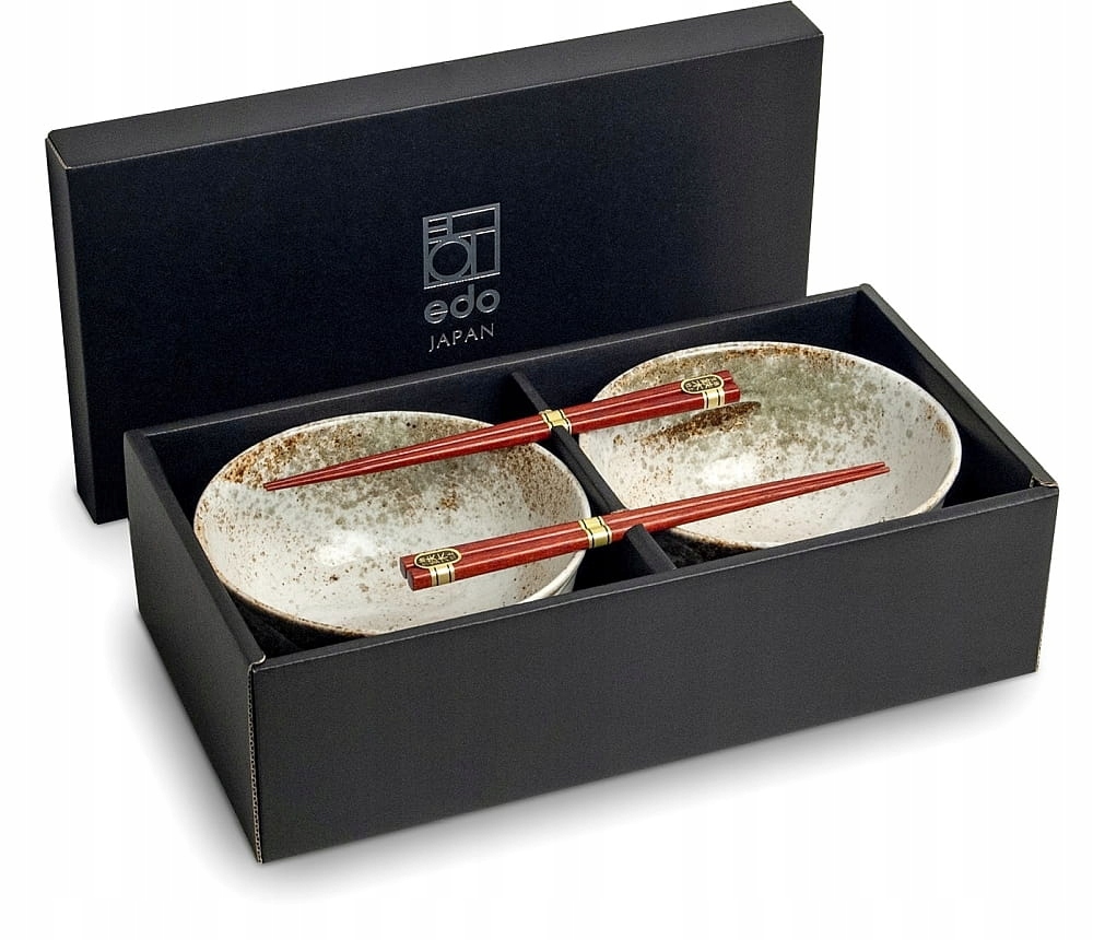 

Jasne Orientalne Miski Do Udon z Pałeczkami Hikari