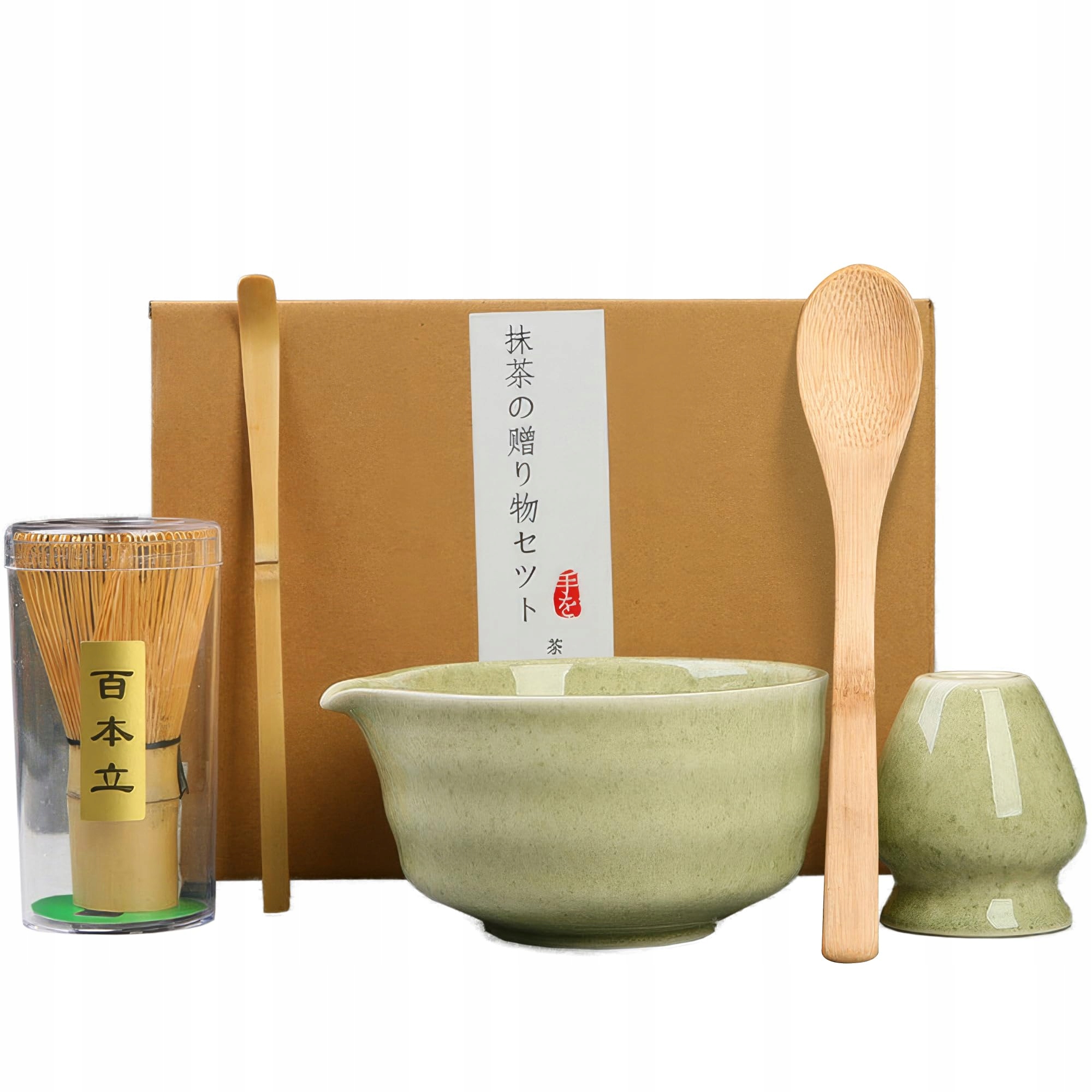 Levně Sada pro Matchu 5 ks – pro začátečníky, sítko, šlehací metla, šálek