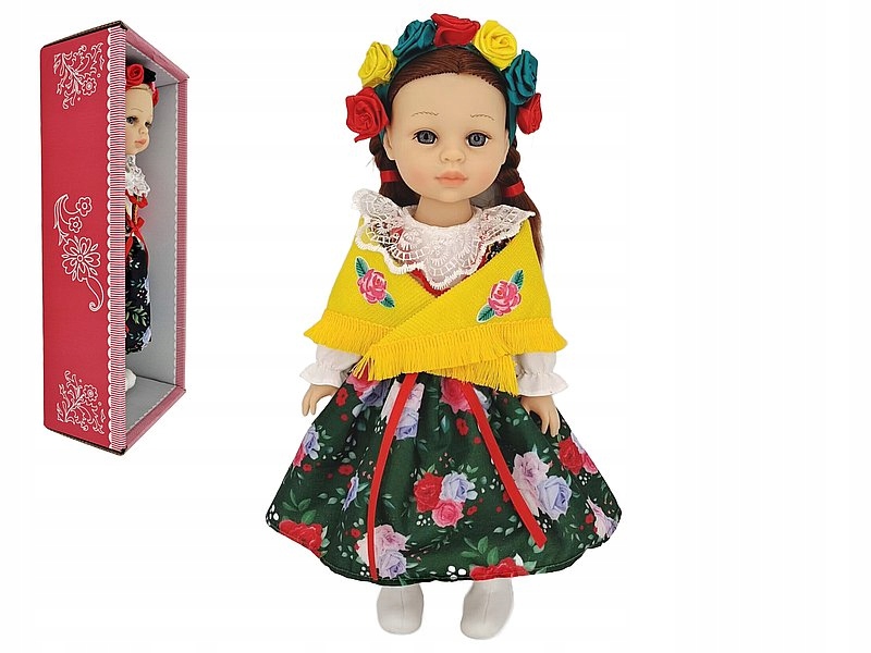Lalka w stroju ludowym 38cm Adar