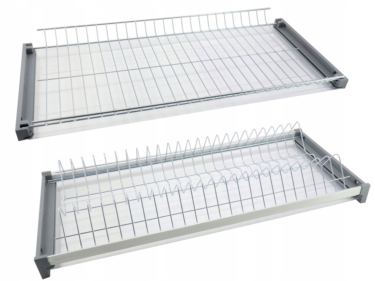 Dvouúrovňová Nastavitelná Rejs S Chromovým Efektem Pro Zabudování Skříně 40 CM